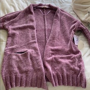 Purple Soft Cardigan